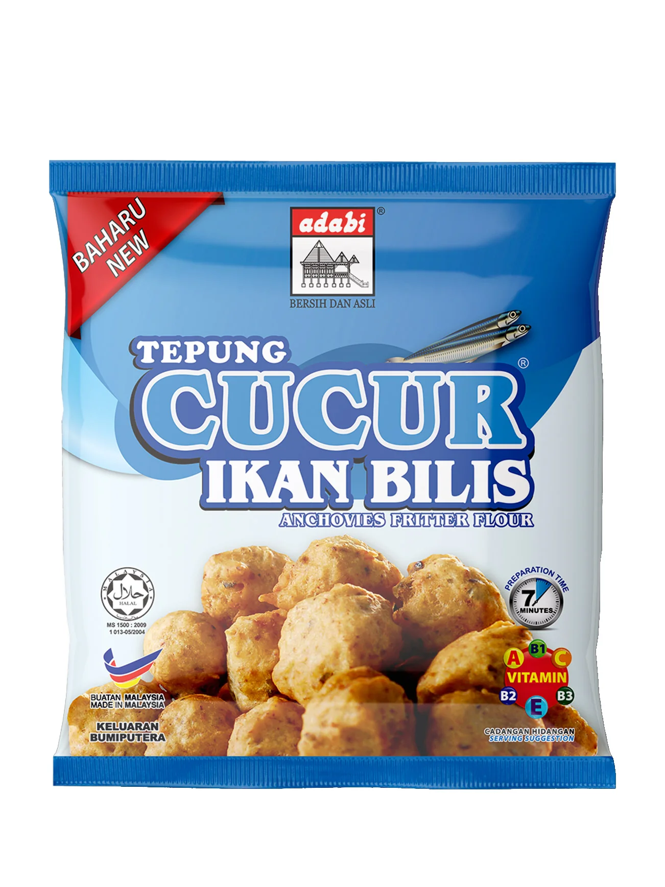 ADABI TEPUNG CUCUR IKAN BILIS 200G - Image 3
