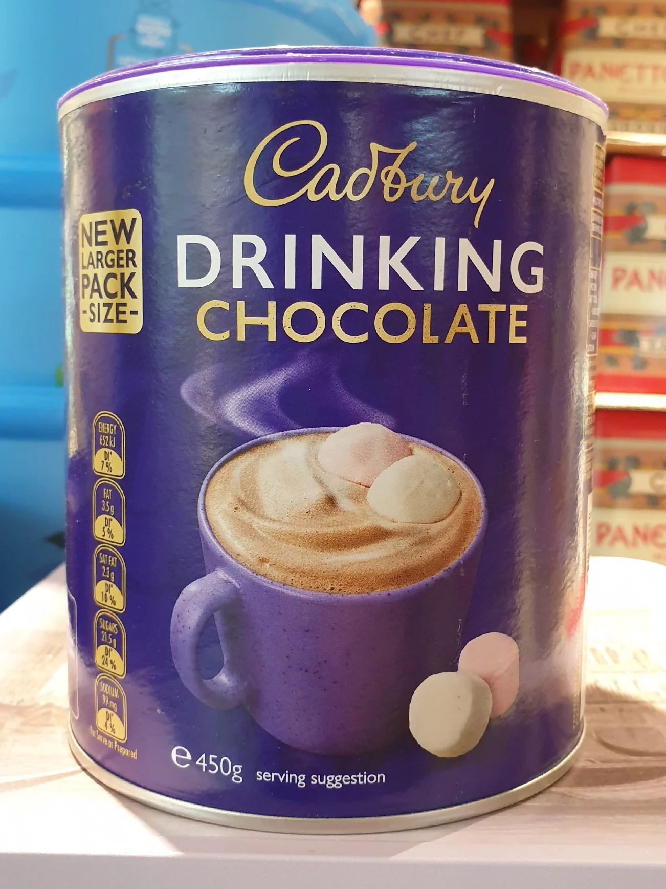 CADBURY DRINKING CHOCOLATE 450G - Image 3