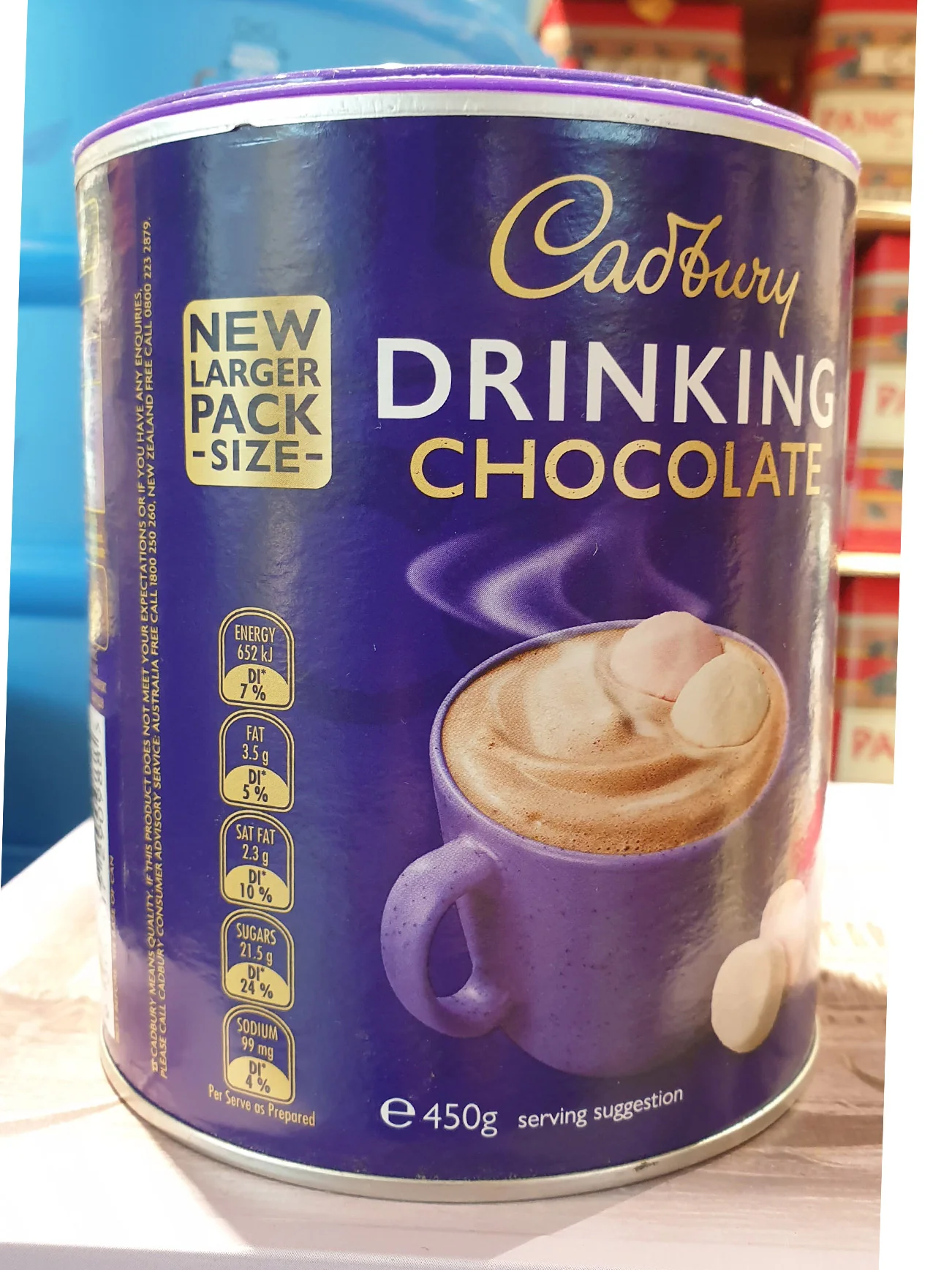 CADBURY DRINKING CHOCOLATE 450G - Image 4
