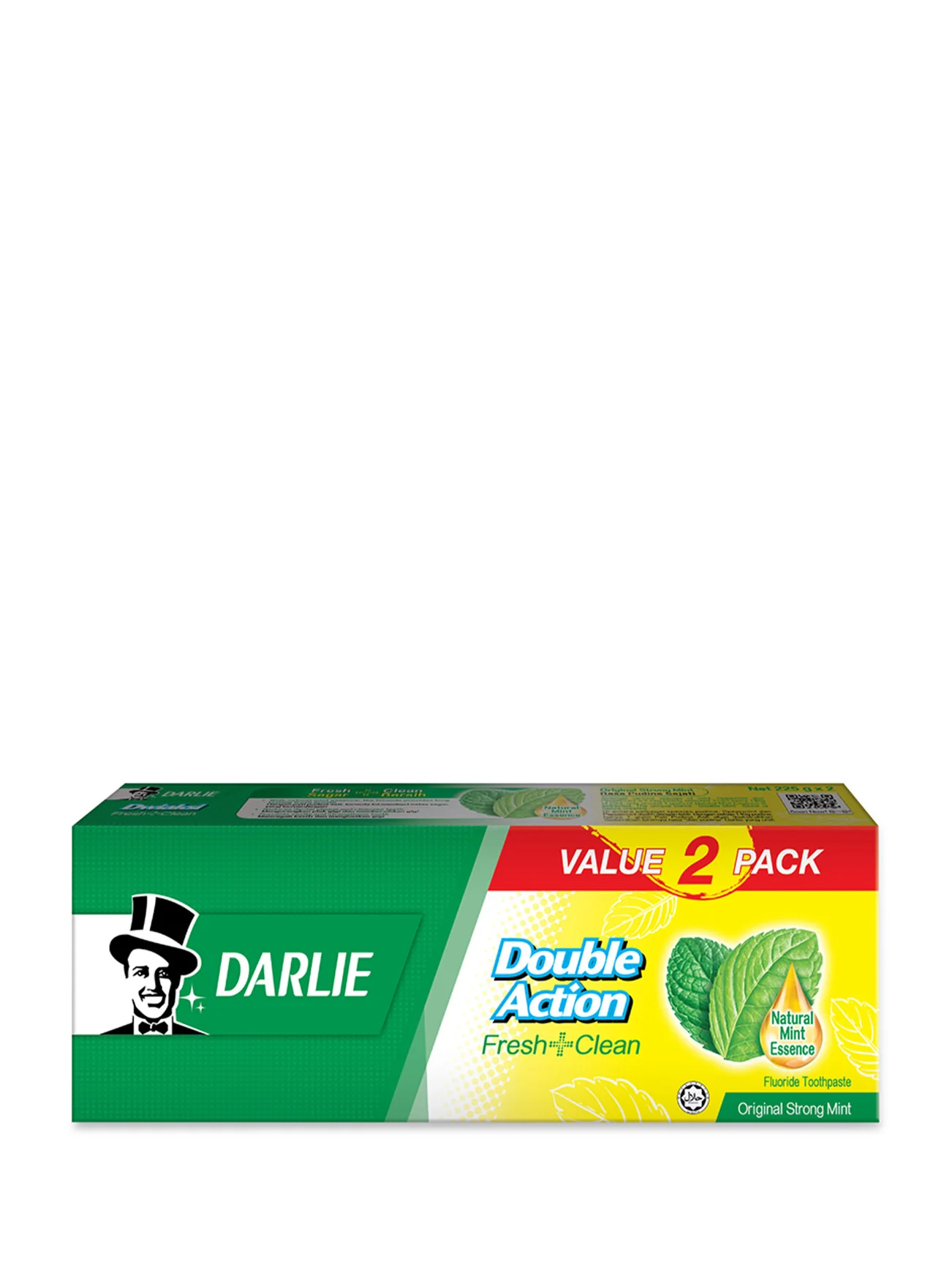 DARLIE DOUBLE ACTION TOOTHPASTE ORIGINAL 225GX2 - Image 4